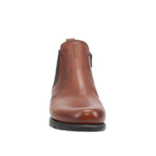 Load image into Gallery viewer, Renee22 Wide Fit Women&#39;s Leather Easy Slip On Inner Zip Fastening Ankle Boot
