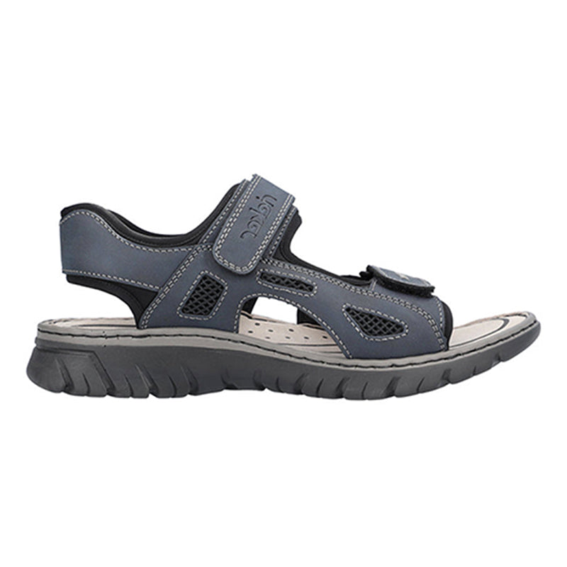 Gregory Wide Fit Men's Adjustable Double Velcro Strap Sandal