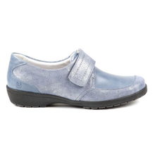 Load image into Gallery viewer, Jenny - Wide Fit Women&#39;s Leather Velcro Fastening Shoe
