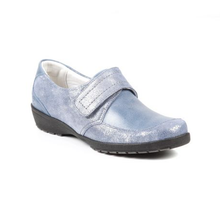 Load image into Gallery viewer, Jenny - Wide Fit Women&#39;s Leather Velcro Fastening Shoe

