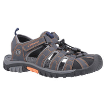 Load image into Gallery viewer, Sandhurst Standard Fit Men&#39;s Velcro Fastening Strappy Sport Style Sandal
