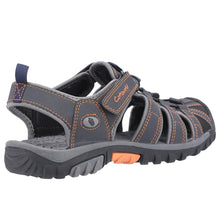 Load image into Gallery viewer, Sandhurst Standard Fit Men&#39;s Velcro Fastening Strappy Sport Style Sandal
