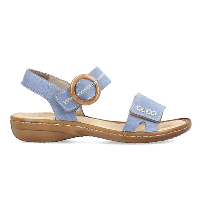 Shaz Standard Fit Women's Buckle & Velcro Fastening Strappy Sandal