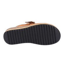 Load image into Gallery viewer, Sorcha Standard Fit Women&#39;s Leather (Nubuck Or Suede) Slip On Mid Wedge Closed Toe Mule With Buckle Detail Sandal

