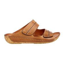 Load image into Gallery viewer, Tynan Wide Fit Women&#39;s Adjustable Double Strap Fastening Slip On Sandal
