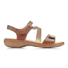 Load image into Gallery viewer, Raby Standard Fit Women&#39;s Double Velcro Adjustable Fastening Strappy Sandal
