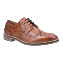 Load image into Gallery viewer, Bryson Standard Fit Men&#39;s Leather Brogue Lace Up Shoe

