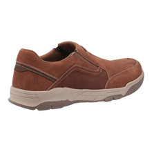Load image into Gallery viewer, Fletcher Wide Fit Men&#39;s Leather Slip On Shoe
