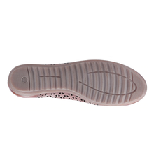 Load image into Gallery viewer, Leah Standard Fit Women&#39;s Leather Cut Out Detail Flat Ballet Pump
