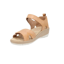 Load image into Gallery viewer, Viv Standard Fit Women&#39;s Dual Velcro Strap Fastening Mid Wedge Sandal
