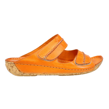 Load image into Gallery viewer, Tynan Wide Fit Women&#39;s Adjustable Double Strap Fastening Slip On Sandal
