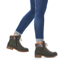 Load image into Gallery viewer, Kora Standard Fit Women&#39;s Syntheic Lace Up Ankle Boot
