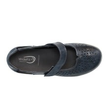 Load image into Gallery viewer, Ada 23 Extra Wide Women&#39;s Leather Soft Touch Fastening Cut Out Design Mary Jane Style Flat Shoe

