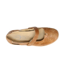 Load image into Gallery viewer, Ada 23 Extra Wide Women&#39;s Leather Soft Touch Fastening Cut Out Design Mary Jane Style Flat Shoe
