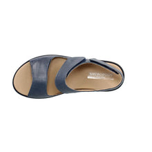 Load image into Gallery viewer, Adalyn Wide Fit Women&#39;s Triple Velcro Adjustable Strap Wedge Sandal
