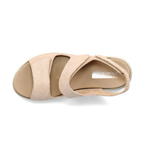 Load image into Gallery viewer, Adalyn Wide Fit Women&#39;s Triple Velcro Adjustable Strap Wedge Sandal
