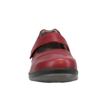 Load image into Gallery viewer, Ada Extra Wide Fit Women&#39;s Soft Single Touch Fastening Leather Mary Jane Style Flat Shoe
