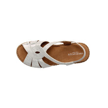 Load image into Gallery viewer, Alina Wide Fit Women&#39;s Elasticated Sling Back Wedge Sandal
