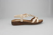Load and play video in Gallery viewer, Naples Standard Fit Women&#39;s Floral Detail Strappy Sandal
