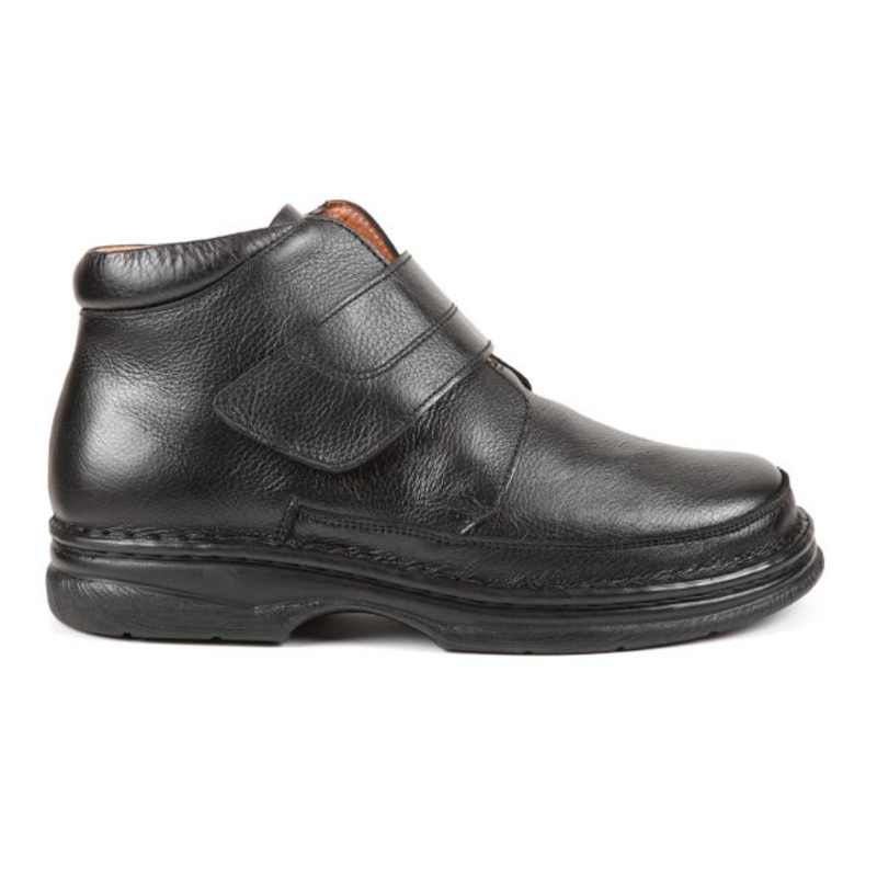 Mens ankle boots top with velcro fastening