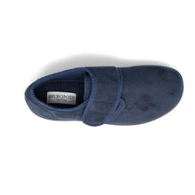 Load image into Gallery viewer, Charles Wide Fit Men&#39;s Soft Touch Warm Lined Velcro Strap Fastening Slipper
