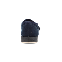 Load image into Gallery viewer, Chris Extra Wide Fit Men&#39;s Soft Touch Warm Lined Velcro Fastening Slipper
