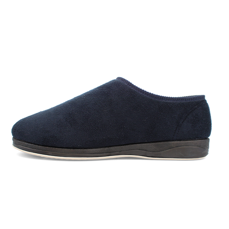 Mens extra deals wide velcro slippers
