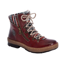 Load image into Gallery viewer, Cleo Standard Fit Women&#39;s Synthetic Lace Up Ankle Boot
