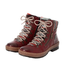 Load image into Gallery viewer, Cleo Standard Fit Women&#39;s Synthetic Lace Up Ankle Boot
