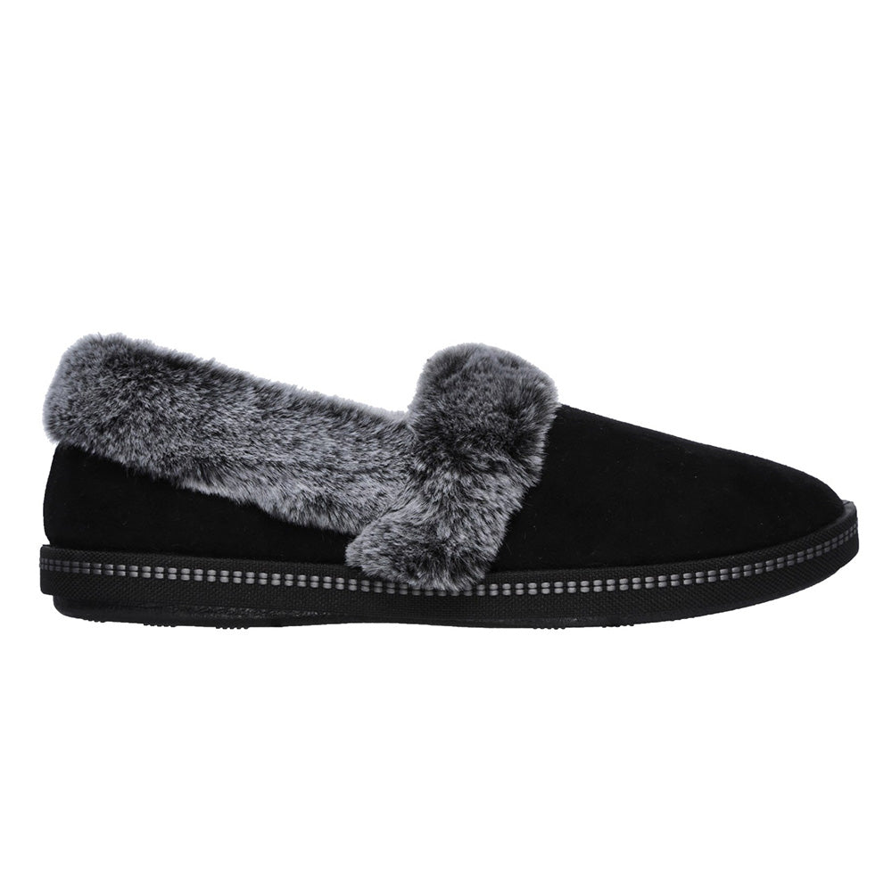 Cozy Campfire-Team Toasty Wide Fit Women's Textile With Faux Fur Lining Slip On Slipper