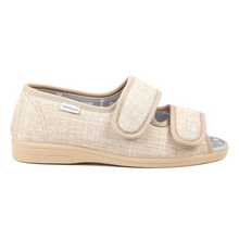Load image into Gallery viewer, Dora - Women&#39;s Extra Wide Lightweight Flat Open Toed Shoe
