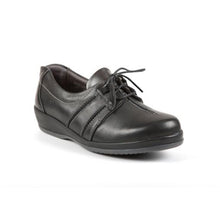 Load image into Gallery viewer, Easham - Women&#39;s Extra Wide Lace Up Leather Flat Shoe
