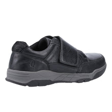 Load image into Gallery viewer, Fabian Wide Fit Men&#39;s Leather / Nubuck Mix Velcro Fastening Flat Shoe
