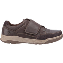 Load image into Gallery viewer, Fabian Wide Fit Men&#39;s Leather / Nubuck Mix Velcro Fastening Flat Shoe
