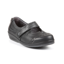 Load image into Gallery viewer, Filton - Women&#39;s Extra Wide Width &amp; Extra Long Strap Fastening Two Tone Leather Shoe
