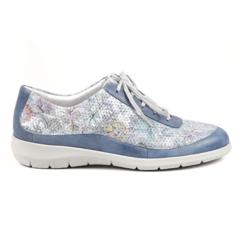 Libby - Wide Fit Women's Leather Lace Up Sport Style Shoe