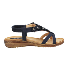 Load image into Gallery viewer, Naples Standard Fit Women&#39;s Floral Detail Strappy Sandal

