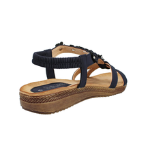 Load image into Gallery viewer, Naples Standard Fit Women&#39;s Floral Detail Strappy Sandal
