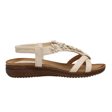 Load image into Gallery viewer, Naples Standard Fit Women&#39;s Floral Detail Strappy Sandal
