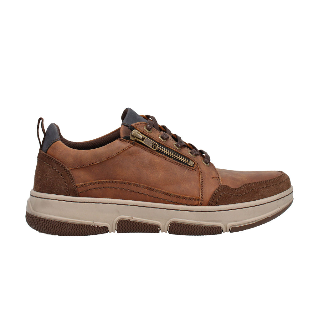 Guy Wide Fit Men's Leather Lace Up Flat Shoe