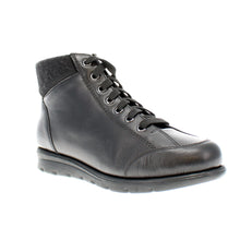 Load image into Gallery viewer, Kitty Wide Fit Women&#39;s Leather Lace Up &amp; Inner Zip Fastening Ankle Boot
