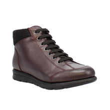 Load image into Gallery viewer, Kitty Wide Fit Women&#39;s Leather Lace Up &amp; Inner Zip Fastening Ankle Boot
