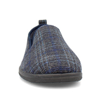 Load image into Gallery viewer, Lewis Standard Fit Men&#39;s Check Detail Warm Lined Slipper
