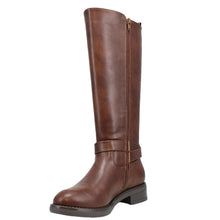 Load image into Gallery viewer, Lillian Standard Fit Women&#39;s Synthetic Zip Fastening Knee High Boot
