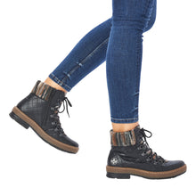 Load image into Gallery viewer, Livia Standard Fit Women&#39;s Synthetic Lace Up Ankle Boot
