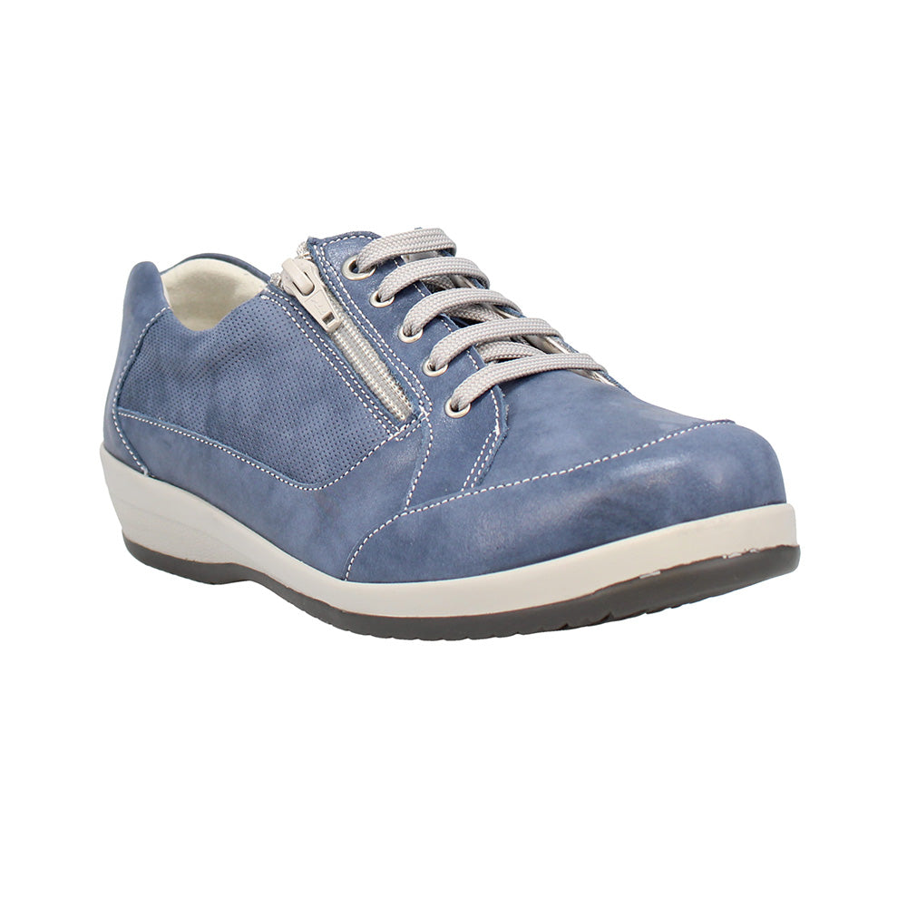 Marge Extra Wide Women's Leather Flat Shoe