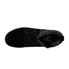 Load image into Gallery viewer, Melodie22 Wide Fit Women&#39;s Knitted Trim Lace Up Suede Boot
