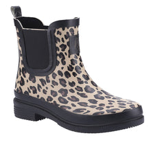 Load image into Gallery viewer, Minnie Patterned Standard Fit Women&#39;s Pull On Ankle Rubber Wellingtons
