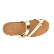 Load image into Gallery viewer, Nusa Standard Fit Women&#39;s Adjustable Buckle Fastening Strappy Metallic Flat Slip On Sandal

