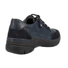 Load image into Gallery viewer, Peggy Wide Fit Women&#39;s Leather - Nubuck Mix Zip &amp; Lace Up Sport Style Casual Shoe
